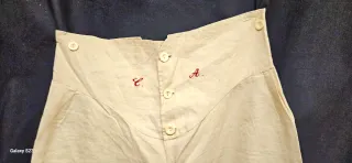 Antiguo calzón de hombre de lino