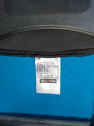 Maillot Chaqueta Ciclismo BTwin Azul/Negro