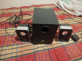 Altavoces Logitech Negro/Plata