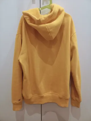 Sudadera Tommy Hilfiger amarilla logo