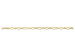 Pulsera Oro 18k Con Circonita