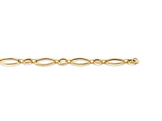 Pulsera Oro 18k Con Circonita