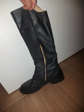 Stivali donna in pelle neri