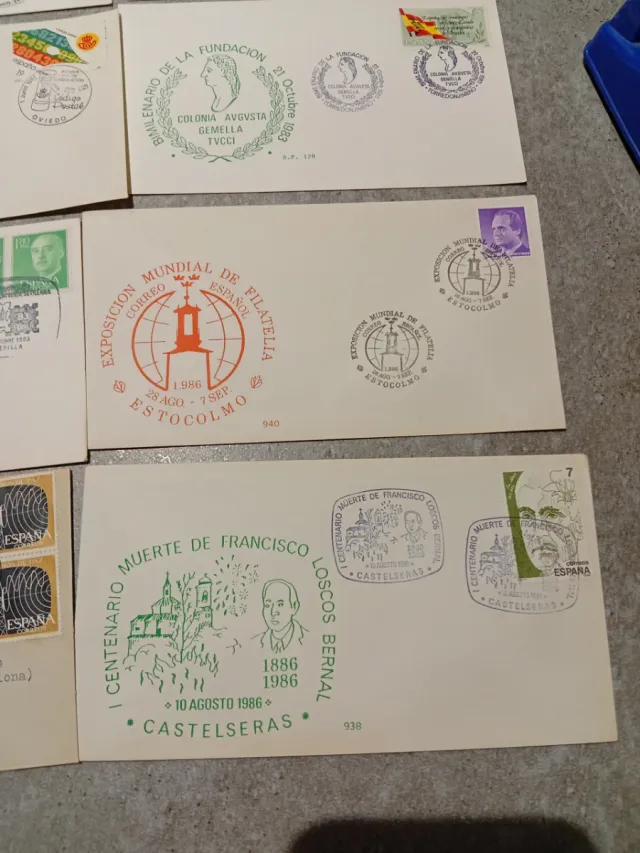 Lotto di 20 buste e cartoline filateliche