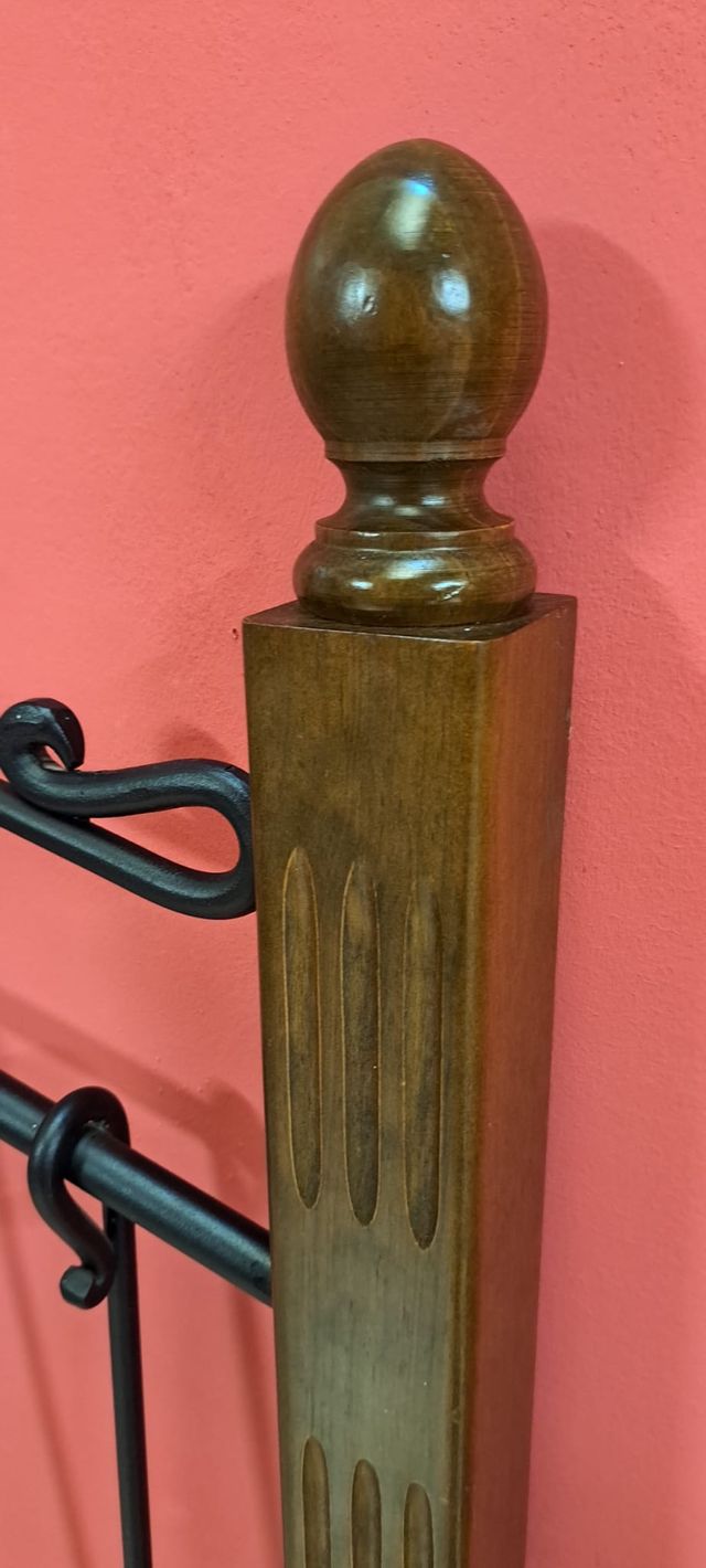 Cabecero Mogart Madera y Forja 150 cm