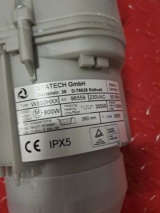 Bomba de aire SPATEC para jacuzzi