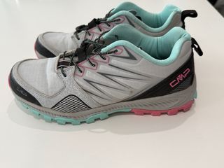 Bambas Trekking Mujer CMP T. 39 Gris/Rosa