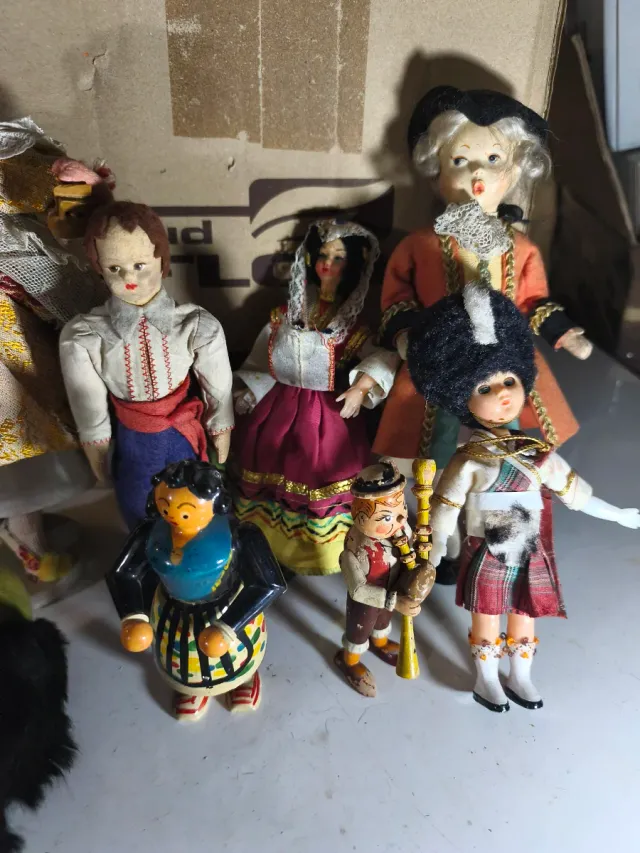 Lote Antiguas Muñecas Varias