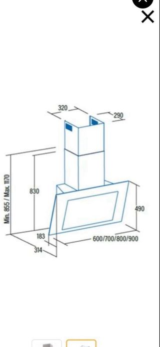 Campana Extractora Cata DecorBlanca