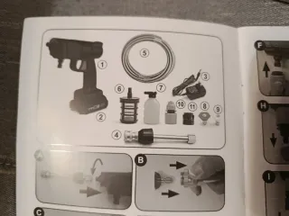 Pistola Hidrolimpiadora Inalámbrica 75W