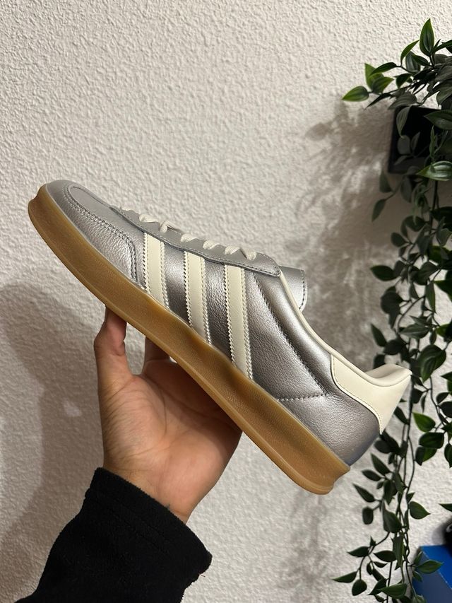 Zapatillas Adidas Gazelle Plata/Blanco