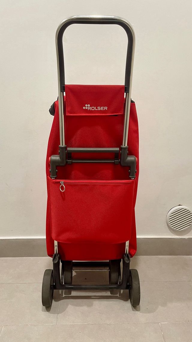 Carro de la compra ROLSER rojo