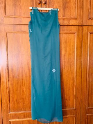 Vestido largo verde