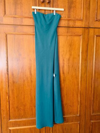 Vestido largo verde