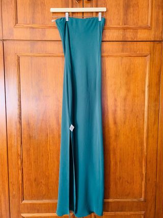 Vestido largo verde