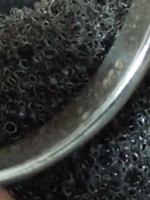 Anello in Argento 925 con due Sfere, Nero e Argento