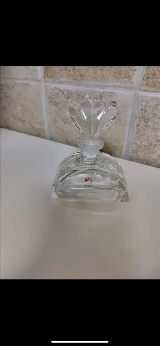 Bottiglia profumo in cristallo vintage