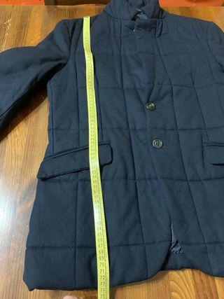 Giacca/giubbotto in lana imbottito blu Aspesi