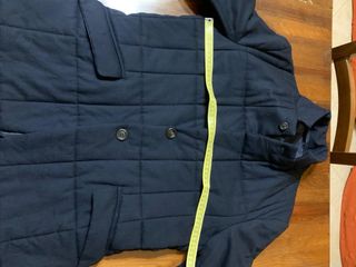 Giacca/giubbotto in lana imbottito blu Aspesi