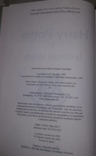 Harry Potter Y La Piedra Filosofal