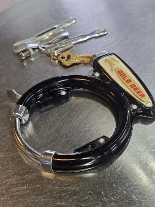 Lucchetto vintage per bici o ciclomotore d'epoca