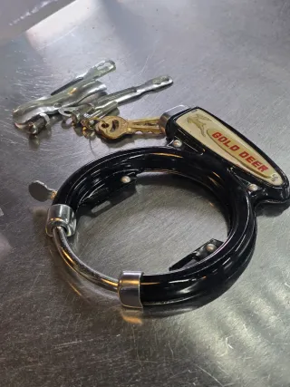 Lucchetto vintage per bici o ciclomotore d'epoca