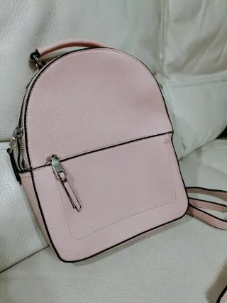 Bolso mochila juvenil rosa