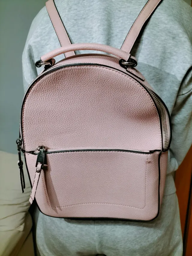 Bolso mochila juvenil rosa