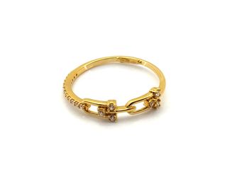 E1792222-17 Anillo Oro 18k Con Circonita