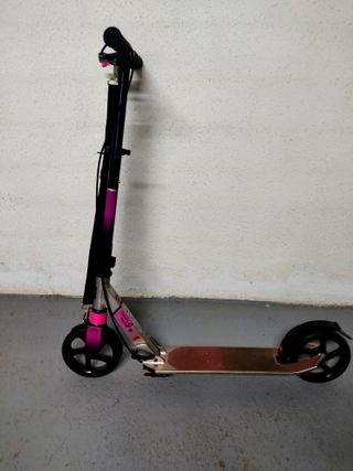Patinete Plegable Rosa y Negro