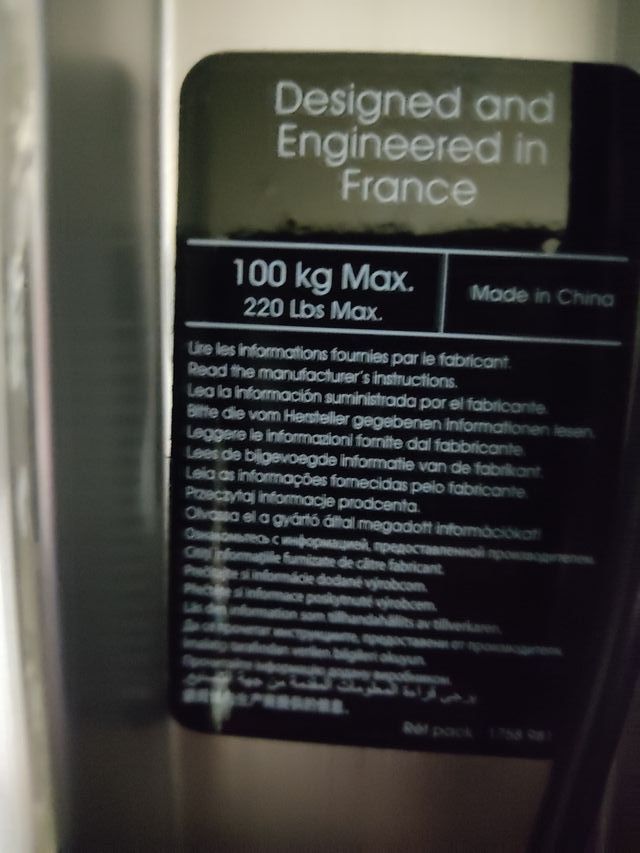 Patinete Plegable Rosa y Negro