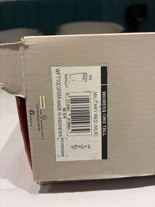 Botas Hunter Rojas 37