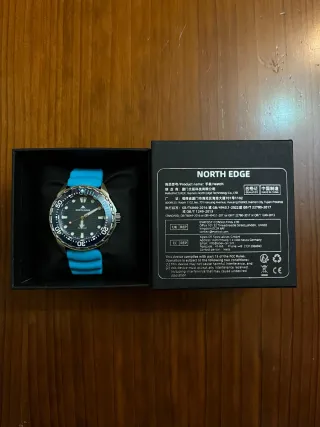 Reloj North Edge Triton Carga Solar NUEVO WR300M