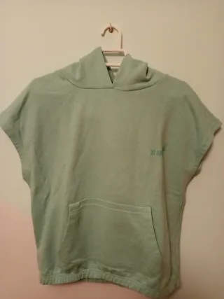 Sudadera sin mangas verde