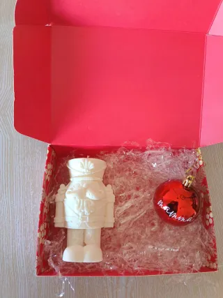 Scatola Regalo Natale con candela e Palla