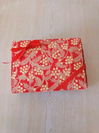 Scatola Regalo Natale con candela e Palla