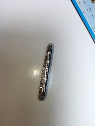 Lote 4 Pulseras Plata y Negra Bijou Brigitte