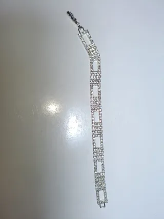 Lote 4 Pulseras Plata y Negra Bijou Brigitte