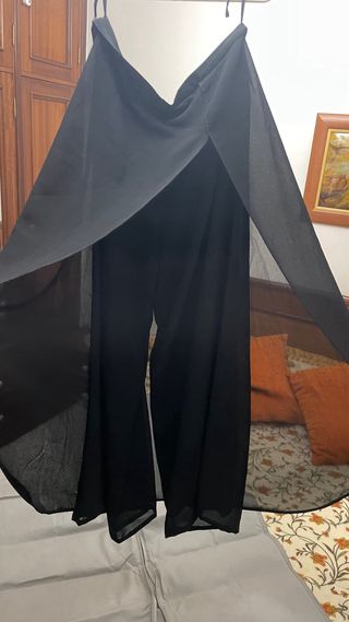 Conjunto dos piezas plata y negro talla 48