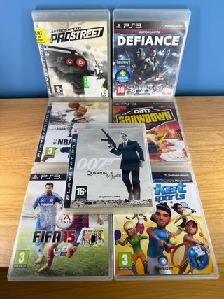 Lotto 7 Giochi PS3: Need for Speed, Defiance, Dirt