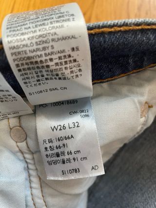 Jeans Levi’s 501 Vintage Relaxed Fit W26 L32