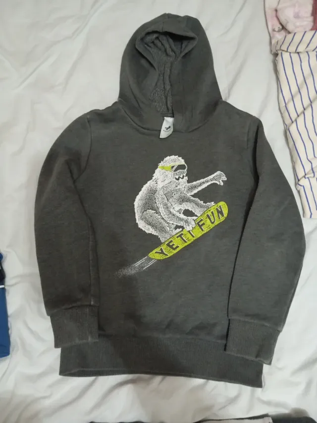 Sudadera con capucha Yeti Fun 128cm