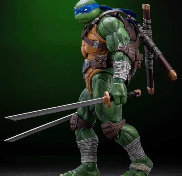 Figura Leonardo Tortugas Ninja Mety Toyz 1/12