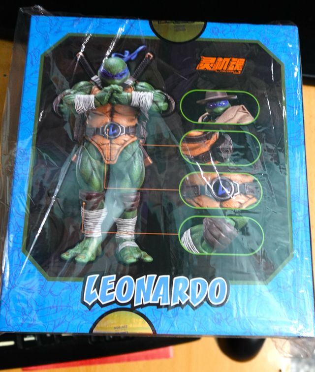 Figura Leonardo Tortugas Ninja Mety Toyz 1/12