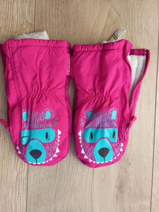 Guantes de esquí Decathlon para niños 3-4 años