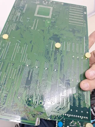 PLACA BASE DE ORDENADOR ANTIGUO PARA PIEZAS