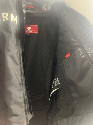 Chaqueta Moto Armure HAMO Negra Roja