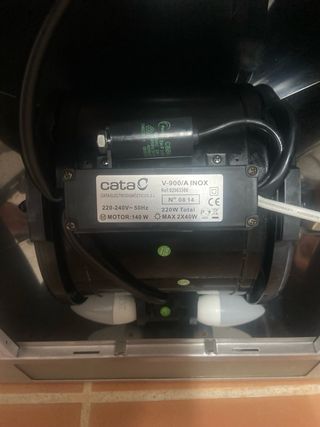 Campana Extractora Cata INOX MOTOR AVERIADO