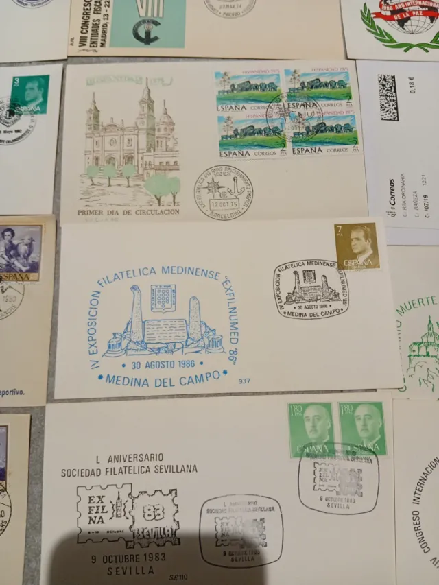 Lotto di 20 buste e cartoline filateliche