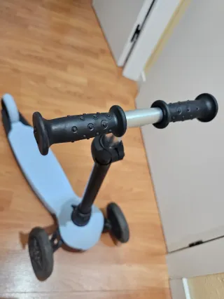 Patinete 3 Ruedas Azul plegable